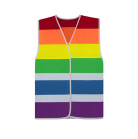 Korntex National Flag Vest Pride, Rainbow, S/M bedrucken, Art.-Nr. 436139993