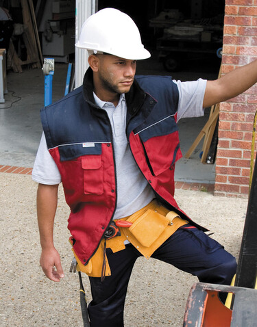 Result Heavy Duty Jacket, Red/Navy, 3XL bedrucken, Art.-Nr. 437334558
