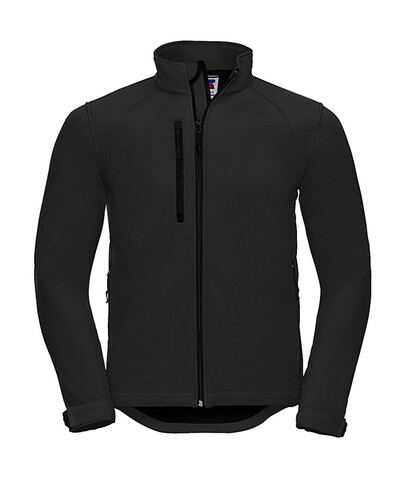 Russell Europe Softshell Jacket, Black, XS bedrucken, Art.-Nr. 438001012