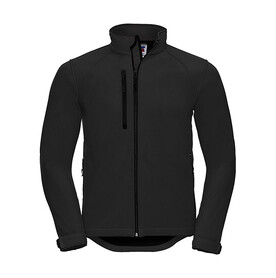 Russell Europe Softshell Jacket, Black, XS bedrucken, Art.-Nr. 438001012