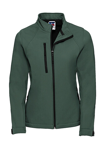 Russell Europe Softshell Jacket, Bottle Green, XL bedrucken, Art.-Nr. 438005406
