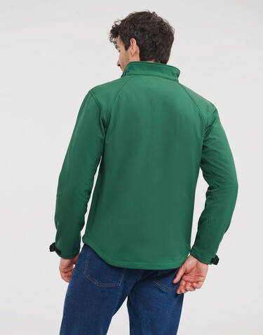 Russell Europe Softshell Jacket, Azure, XL bedrucken, Art.-Nr. 438003166