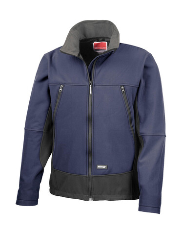 Result Softshell Activity Jacket, Navy/Black, S bedrucken, Art.-Nr. 438332403