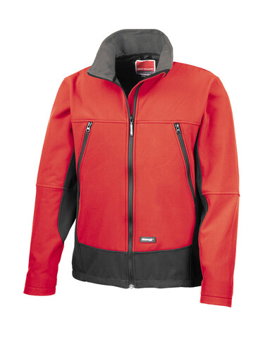 Result Softshell Activity Jacket, Red/Black, S bedrucken, Art.-Nr. 438334513