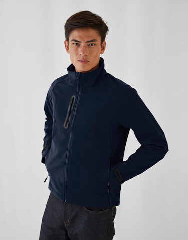 B &amp; C X-Lite Softshell/men Jacket, White, 3XL bedrucken, Art.-Nr. 438420008