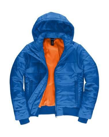 B &amp; C Superhood/women Jacket, Royal/Neon Orange, XL bedrucken, Art.-Nr. 439423726