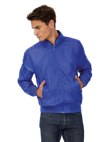 B &amp; C Trooper/men Jacket, Navy/Neon Green, L bedrucken, Art.-Nr. 440422705