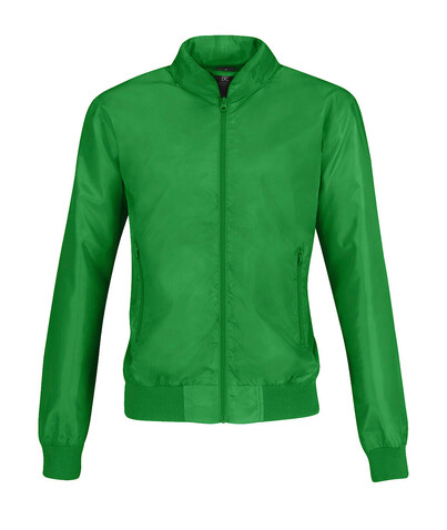 B &amp; C Trooper/women Jacket, Real Green/Neon Orange, XS bedrucken, Art.-Nr. 441425702