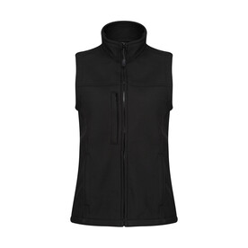 Regatta Ladies` Flux Softshell Bodywarmer, Black/Black, 10 (36) bedrucken, Art.-Nr. 444171523 Regatta Ladies` Flux Softshell Bodywarmer, Black/Black, 10 (36) bedrucken, Art.-Nr. 444171523