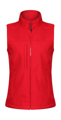 Regatta Ladies` Flux Softshell Bodywarmer, Classic Red, 12 (38) bedrucken, Art.-Nr. 444174014