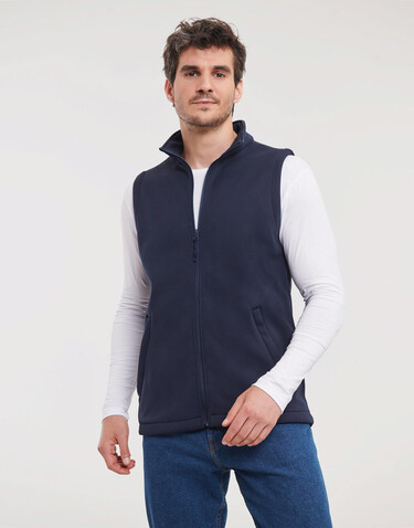 Russell Europe Men`s Smart Softshell Gilet, Black, XS bedrucken, Art.-Nr. 445001012