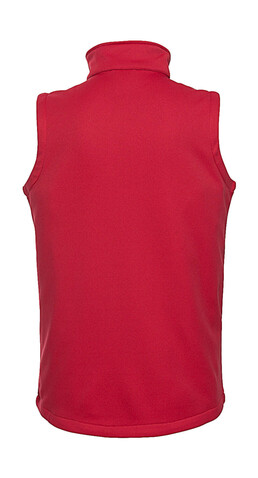Russell Europe Men`s Smart Softshell Gilet, Classic Red, XS bedrucken, Art.-Nr. 445004012