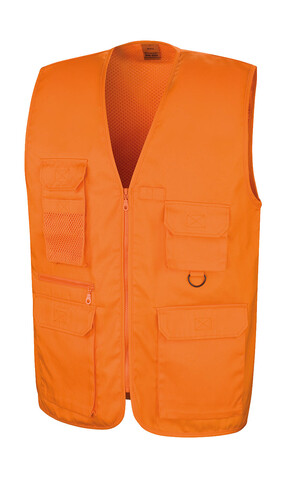 Result Safari Waistcoat, Orange, S bedrucken, Art.-Nr. 445334103