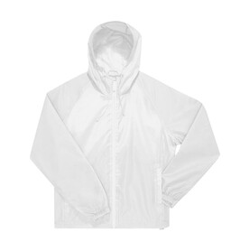 B &amp;amp; C #Reset Windbreaker, White, XS bedrucken, Art.-Nr. 450420001