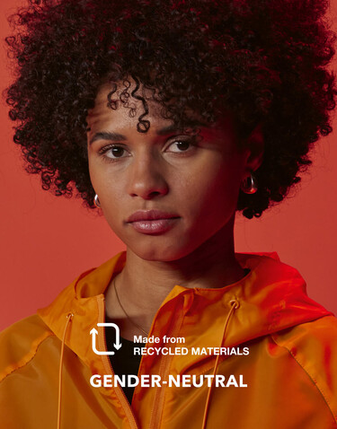 B &amp; C #Reset Windbreaker, Meta Orange, XS bedrucken, Art.-Nr. 450424441