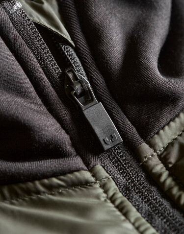 Tee Jays Hybrid-Stretch Jacket, Black/Black, 2XL bedrucken, Art.-Nr. 455541777