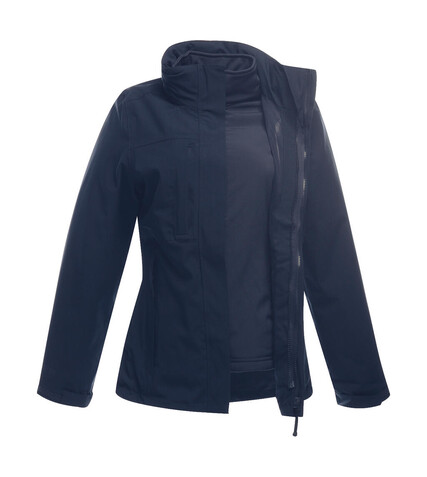 Regatta Women`s Kingsley 3-in-1 Jacket, Navy/Navy, 16 (42) bedrucken, Art.-Nr. 457172566
