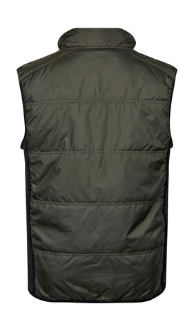 Tee Jays Hybrid-Stretch Bodywarmer, Deep Green/Black, M bedrucken, Art.-Nr. 457545514