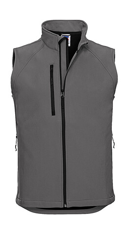Russell Europe Softshell Gilet, Titanium, M bedrucken, Art.-Nr. 459001394