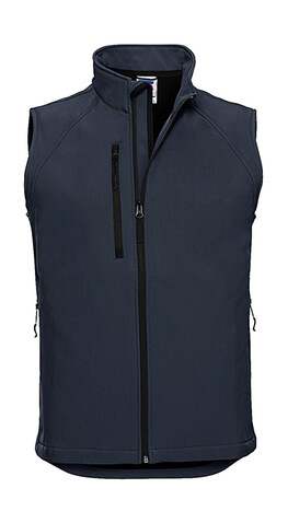 Russell Europe Softshell Gilet, French Navy, XL bedrucken, Art.-Nr. 459002016