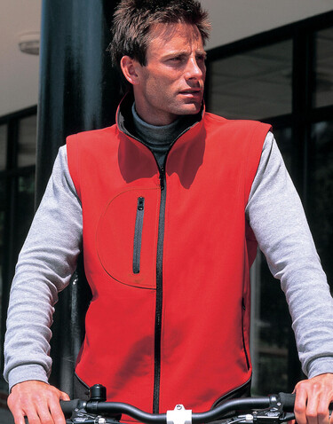 Result Softshell Bodywarmer, Bottle/Black, XL bedrucken, Art.-Nr. 459335626