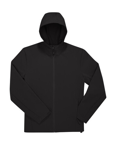 B & C Reset 3Lr Hooded Softshell, Black, 3XL bedrucken, Art.-Nr. 460421017 B & C Reset 3Lr Hooded Softshell, Black, 3XL bedrucken, Art.-Nr. 460421017
