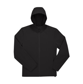 B &amp;amp; C Reset 3Lr Hooded Softshell, Black, XS bedrucken, Art.-Nr. 460421011