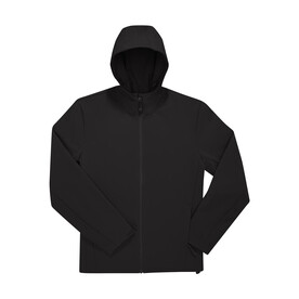 B &amp;amp; C Reset 3Lr Hooded Softshell, Black, XS bedrucken, Art.-Nr. 460421011