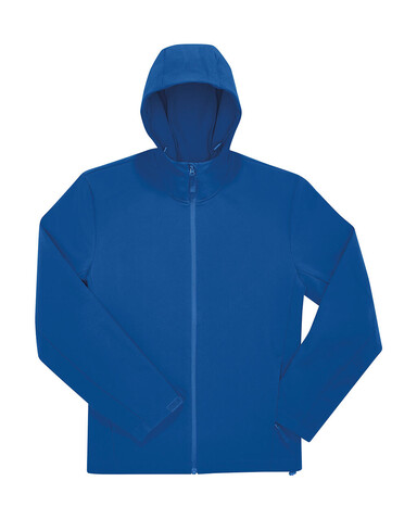 B &amp; C Reset 3Lr Hooded Softshell, Royal Blue, 2XL bedrucken, Art.-Nr. 460423006