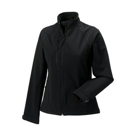 Russell Europe Ladies` Softshell Jacket, Black, XS (34) bedrucken, Art.-Nr. 462001012 Russell Europe Ladies` Softshell Jacket, Black, XS (34) bedrucken, Art.-Nr. 462001012