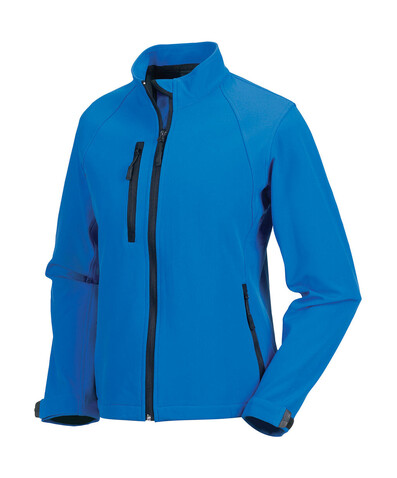 Russell Europe Ladies` Softshell Jacket, Azure, XL (42) bedrucken, Art.-Nr. 462003166