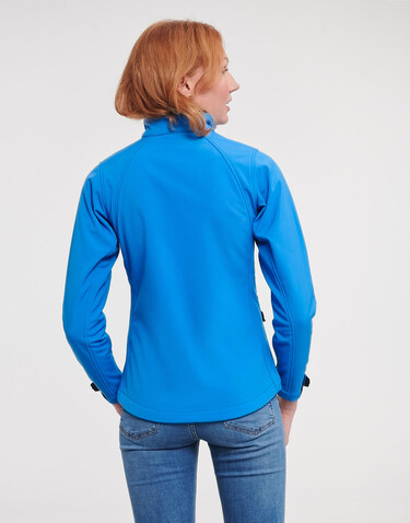 Russell Europe Ladies` Softshell Jacket, Black, XS (34) bedrucken, Art.-Nr. 462001012