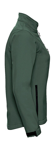 Russell Europe Ladies` Softshell Jacket, Titanium, 4XL (48) bedrucken, Art.-Nr. 462001399