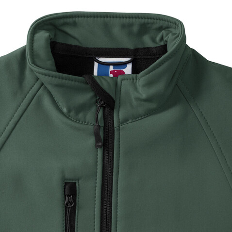 Russell Europe Ladies` Softshell Jacket, Black, XS (34) bedrucken, Art.-Nr. 462001012