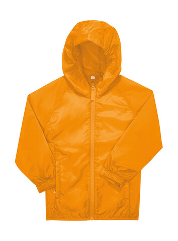 B &amp; C #Reset Windbreaker /kids, Meta Orange, 12/13 (152/161) bedrucken, Art.-Nr. 465424447