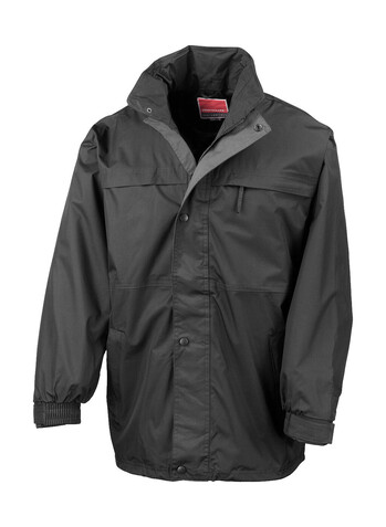 Result Mid-Season Jacket, Black/Grey, XS bedrucken, Art.-Nr. 467331512
