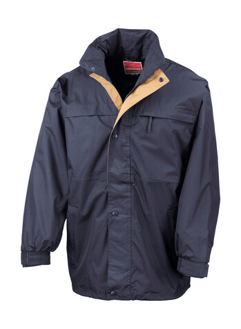 Result Mid-Season Jacket, Navy/Sand, XS bedrucken, Art.-Nr. 467332432
