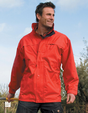 Result Mid-Season Jacket, Navy/Sand, 2XL bedrucken, Art.-Nr. 467332437