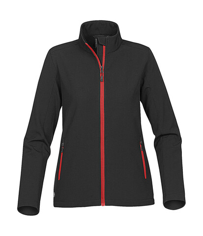StormTech Women`s Orbiter Softshell Jacket, Navy/Carbon, S bedrucken, Art.-Nr. 469182613
