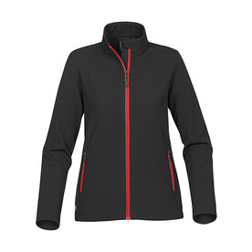 StormTech Women`s Orbiter Softshell Jacket, Black/Bright Red, S bedrucken, Art.-Nr. 469181793 StormTech Women`s Orbiter Softshell Jacket, Black/Bright Red, S bedrucken, Art.-Nr. 469181793