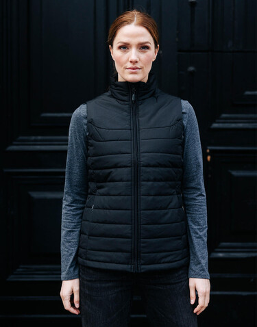 StormTech Women`s Nautilus Thermal Bodywarmer, Black, S bedrucken, Art.-Nr. 472181013