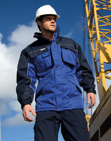 Result Heavy Duty Combo Jacket, Grey/Black, S bedrucken, Art.-Nr. 472331483