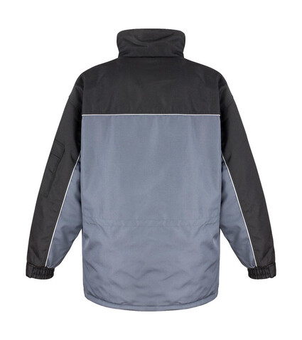 Result Heavy Duty Combo Jacket, Grey/Black, 2XL bedrucken, Art.-Nr. 472331487
