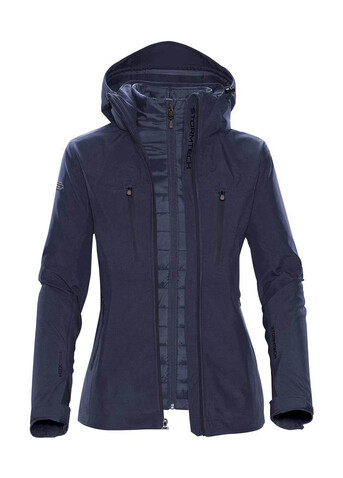StormTech Women`s Matrix System Jacket, Navy/Navy, M bedrucken, Art.-Nr. 480182524