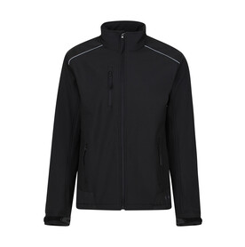 Regatta Sandstorm Workwear Softshell, Black, S bedrucken, Art.-Nr. 484171013