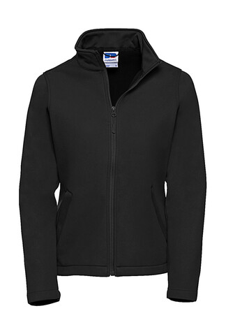 Russell Europe Ladies` Smart Softshell Jacket, Black, XS (34) bedrucken, Art.-Nr. 486001012