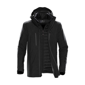 StormTech Men`s Matrix System Jacket, Black/Carbon, S bedrucken, Art.-Nr. 489181723