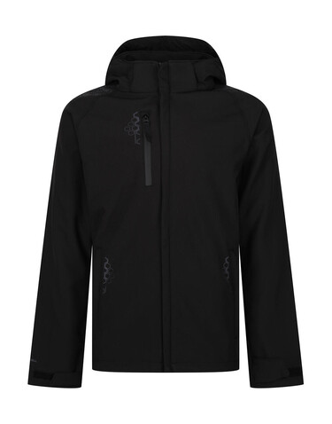 Regatta Repeller Lined Hooded Softshell, Black, S bedrucken, Art.-Nr. 490171013