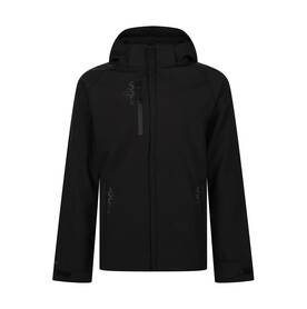 Regatta Repeller Lined Hooded Softshell, Black, S bedrucken, Art.-Nr. 490171013