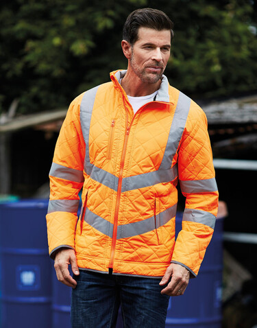 Yoko Fluo Kensington Jacket, Fluo Orange, S bedrucken, Art.-Nr. 494774053